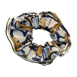 CHRISTIAN DIOR Elegant Navy & Gold Scrunchie Brand  New